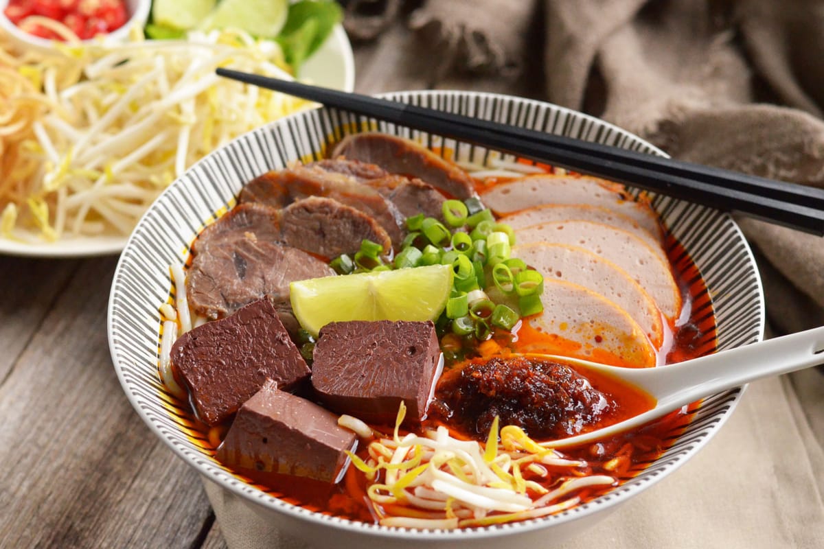 Bún bò Huế - Món ăn đặc trưng của Đà Nẵng hấp dẫn thực khách