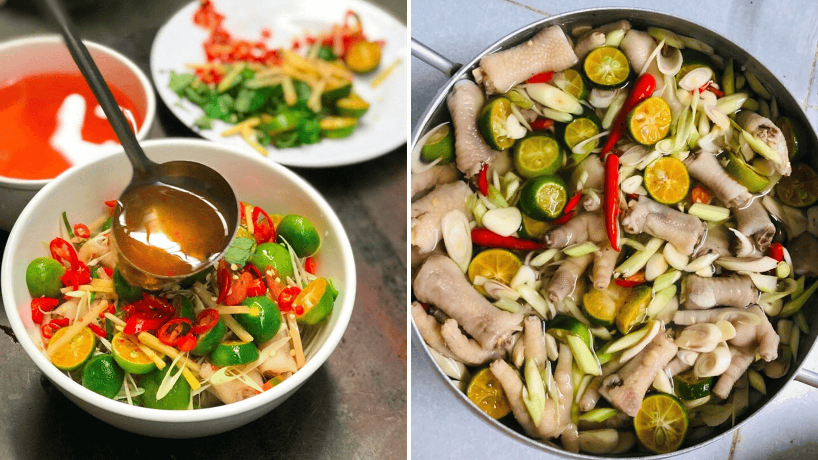 Chân Gà Sả Tắc – Món Ngon Ở Đà Nẵng Khiến Giới Trẻ “Phát Cuồng”